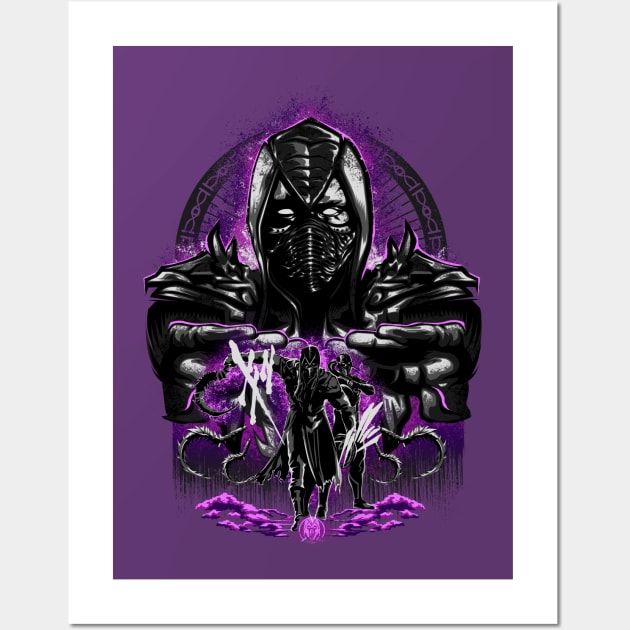 Attack of Noob Saibot Wall Art by plonkbeast